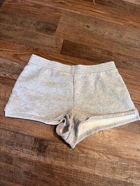 TNA Aritzia Women's Light Gray Lounge Shorts - Cozy Everyday Comfort